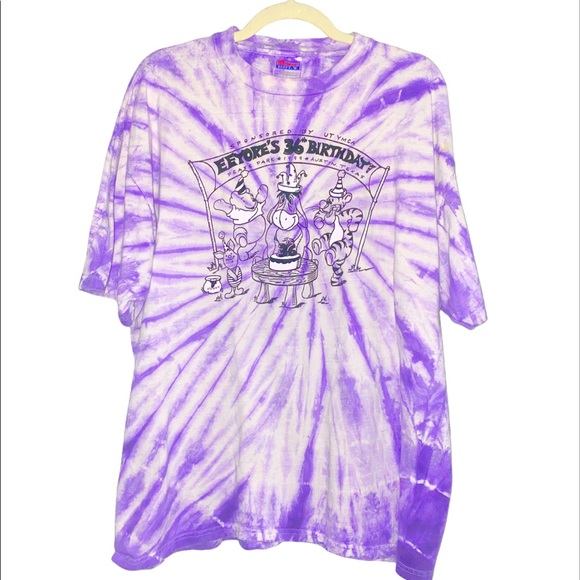 Vintage Austin, TX Eeyore’s birthday party tie dye TShirt - Picture 1 of 4